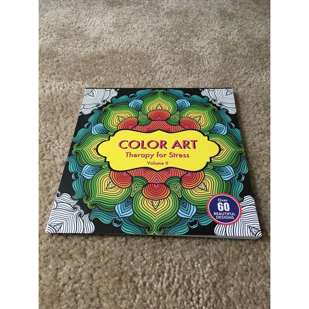 COLOR ART Therapy for Stress Vol II Paperback Coloring Book